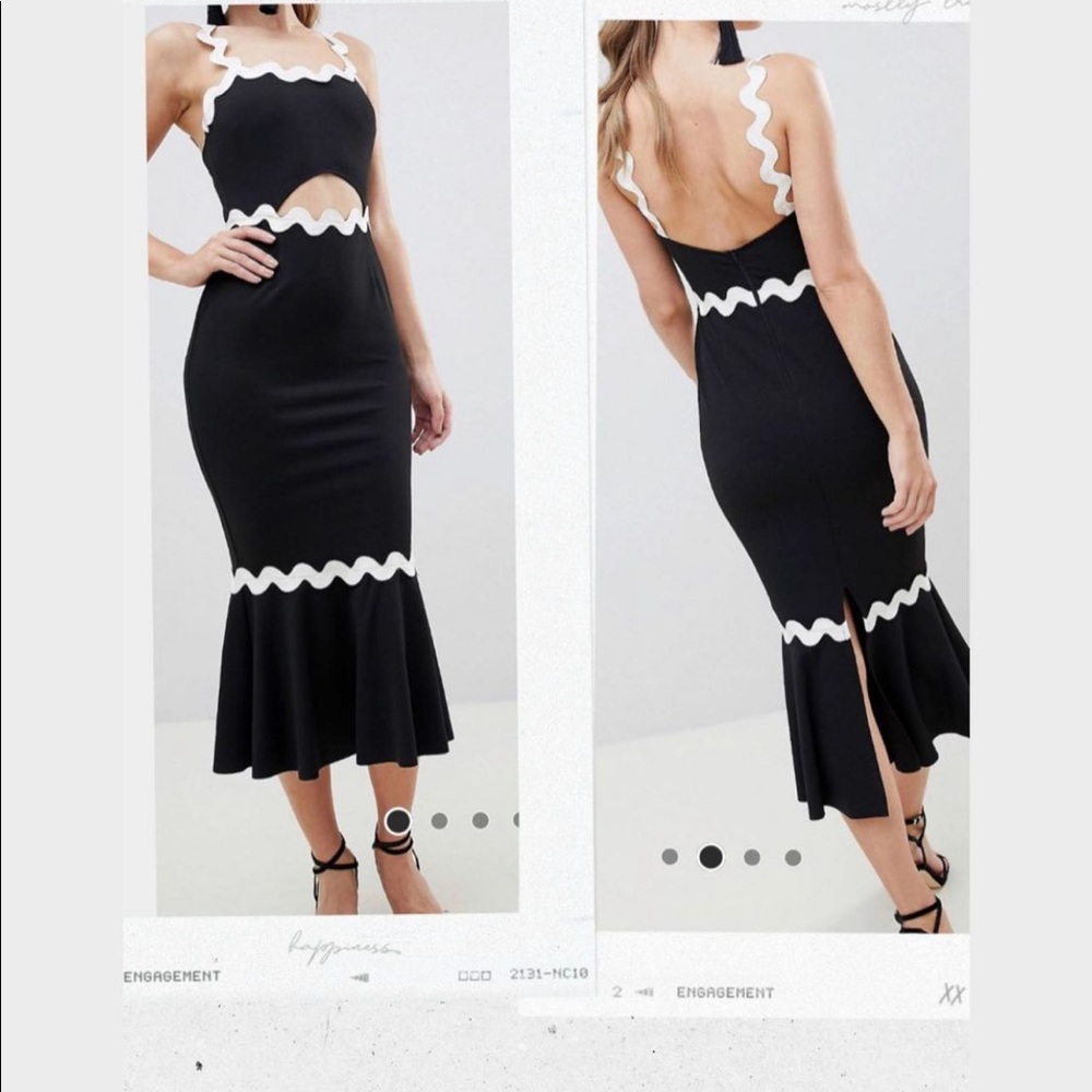 Evening dress. Worn once for a few hours.